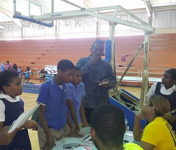 NAILS Tunapuna Library Health Fair... Health is your Wealth !!