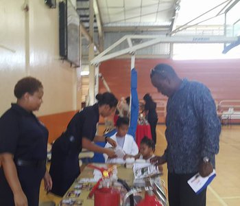 NAILS Tunapuna Library Health Fair... Health is your Wealth !!