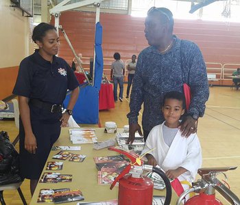 NAILS Tunapuna Library Health Fair... Health is your Wealth !!