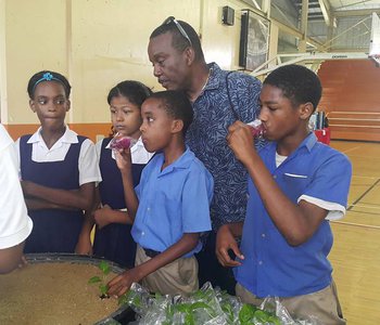 NAILS Tunapuna Library Health Fair... Health is your Wealth !!