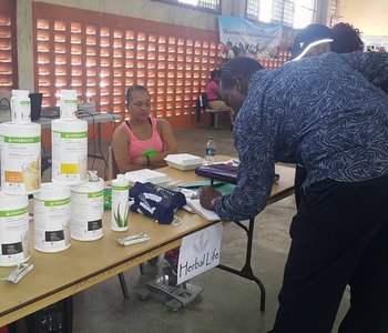 NAILS Tunapuna Library Health Fair... Health is your Wealth !!