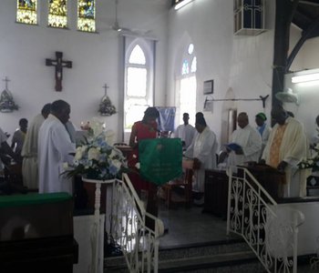 Thanksgiving Service at  St. MARYs Children's Home Tacarigua