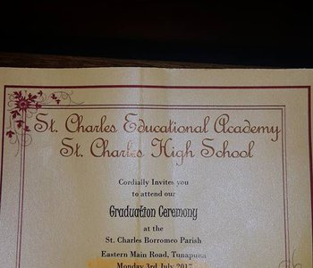 St. Charles High School Tunapuna Graduation Class of 2017