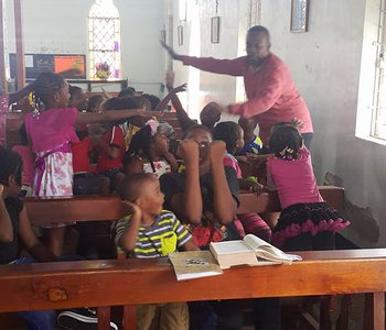 M.P. Inspiration Visit to VBS Children at the Tunapuna Good Shepherd Anglican Church