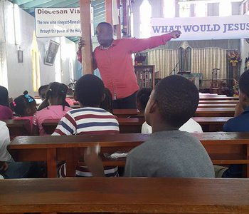 M.P. Inspiration Visit to VBS Children at the Tunapuna Good Shepherd Anglican Church