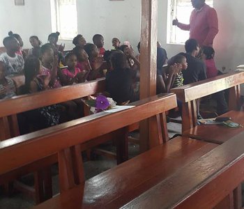 M.P. Inspiration Visit to VBS Children at the Tunapuna Good Shepherd Anglican Church