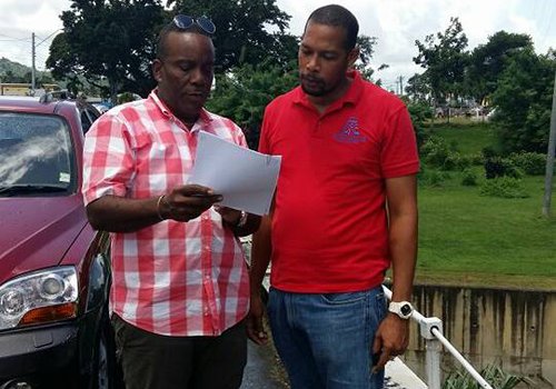 Ministry of Works P.U.R.E. Engineer visits Projects Sites in Tunapuna