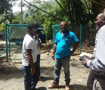 DIGICEL Tumbassoon Caura Water Tanks are Filling