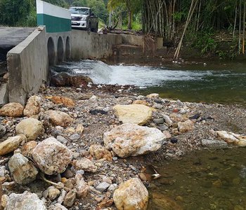 Tunapuna Site Visit . Caura Valley Road