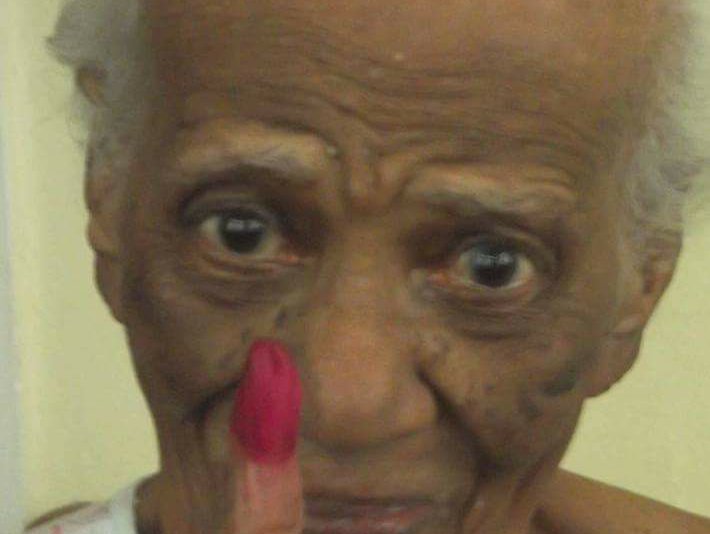 Tunapuna Oldest Centurian (107 years) Moms EDNA CLARKE