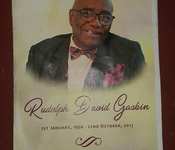 Rudy Gaskin .... Fitting send off for a King .... R.I.P. My Friend.