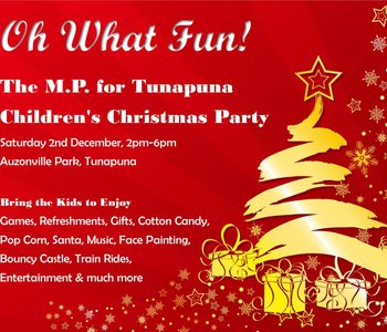 M.P. Tunapuna Children's Christmas Party