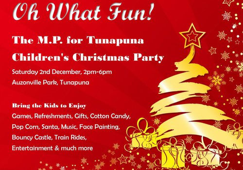 M.P. Tunapuna Children's Christmas Party