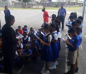 Tree Planting at Tunapuna Presbyterian Primary School to commemorate 150 years