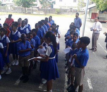 Tree Planting at Tunapuna Presbyterian Primary School to commemorate 150 years