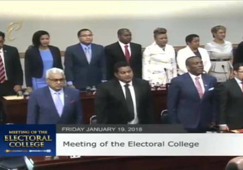 New Horizon... Electoral College confirms President Elect Justice Paula-Mae Weekes as the 6th President of the Republic of Trinidad & Tobago.