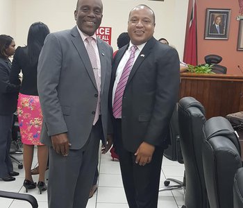 Surprise visit from our MP. Esmond Forde. Statutory Meeting.  TPRC Corporation