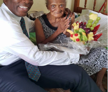 The M.P. was on hand to wish a Happy and Blessed Birthday to Tunapuna’s finest and oldest Moms Edna Clarke celebrating one hundred and six (106)  glorious years. All Love and Strength to you my Dearest.